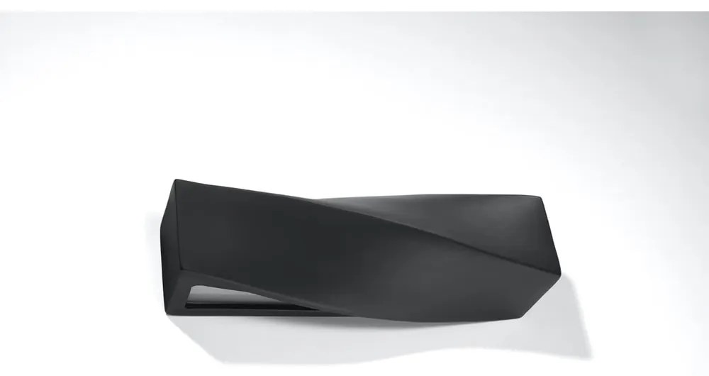 Taurus fekete kerámia falilámpa - Sollux