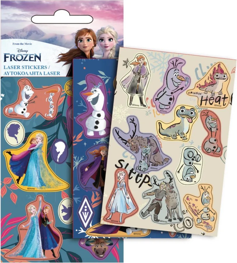 Disney Jégvarázs Glamor hologrammos matrica szett