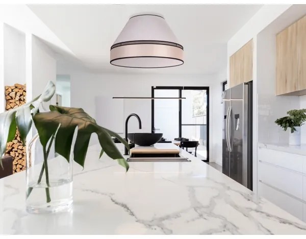 Duolla - Mennyezeti lámpa AVIGNON 1xE27/15W/230V á. 50 cm bézs