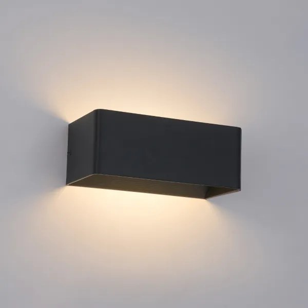 Brilagi - LED kültéri fali lámpatest DONNANI LED/7W/230V 20 cm fekete IP44