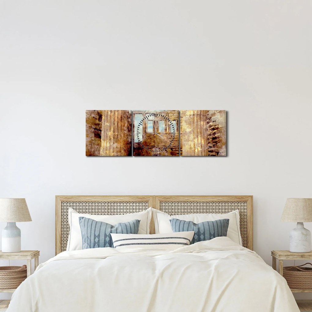 Kép - Érechthéion, Athens, görögország (órával) (90x30 cm)