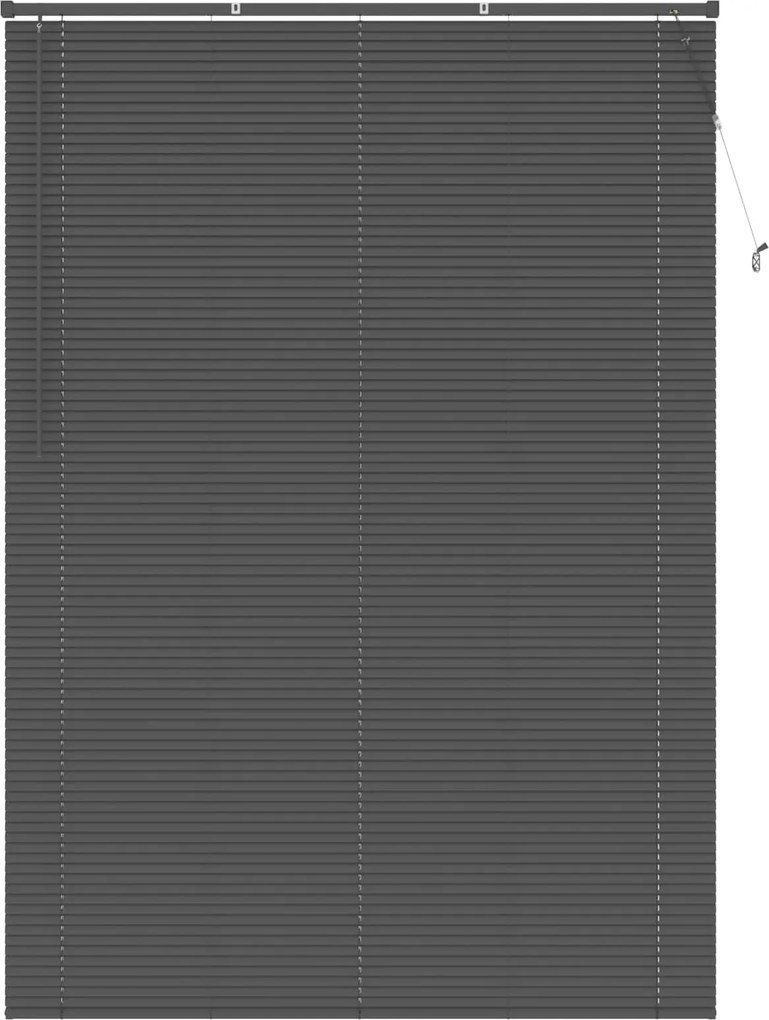 vidaXL Zsaluzia Állítható Ezüst Szürke 213 x 130 cm PVC
