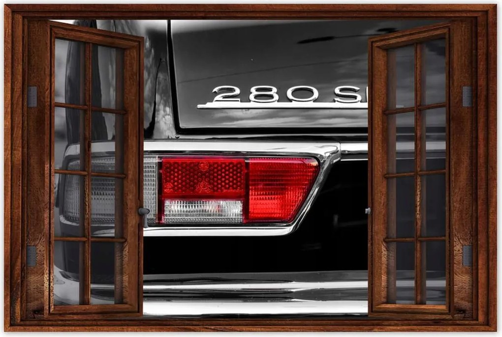 Poszterek 120x80 Mercedes 200SE Lámpa