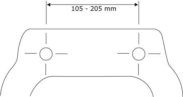 WENKO 22979100-WC ülőke Natúr bükk 35,5x42,5 cm barna/ezüst