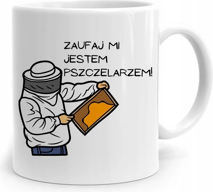 Ajándék Bögre Méhésznek Bízz Bennem! Ajándék fényképes nyomattal