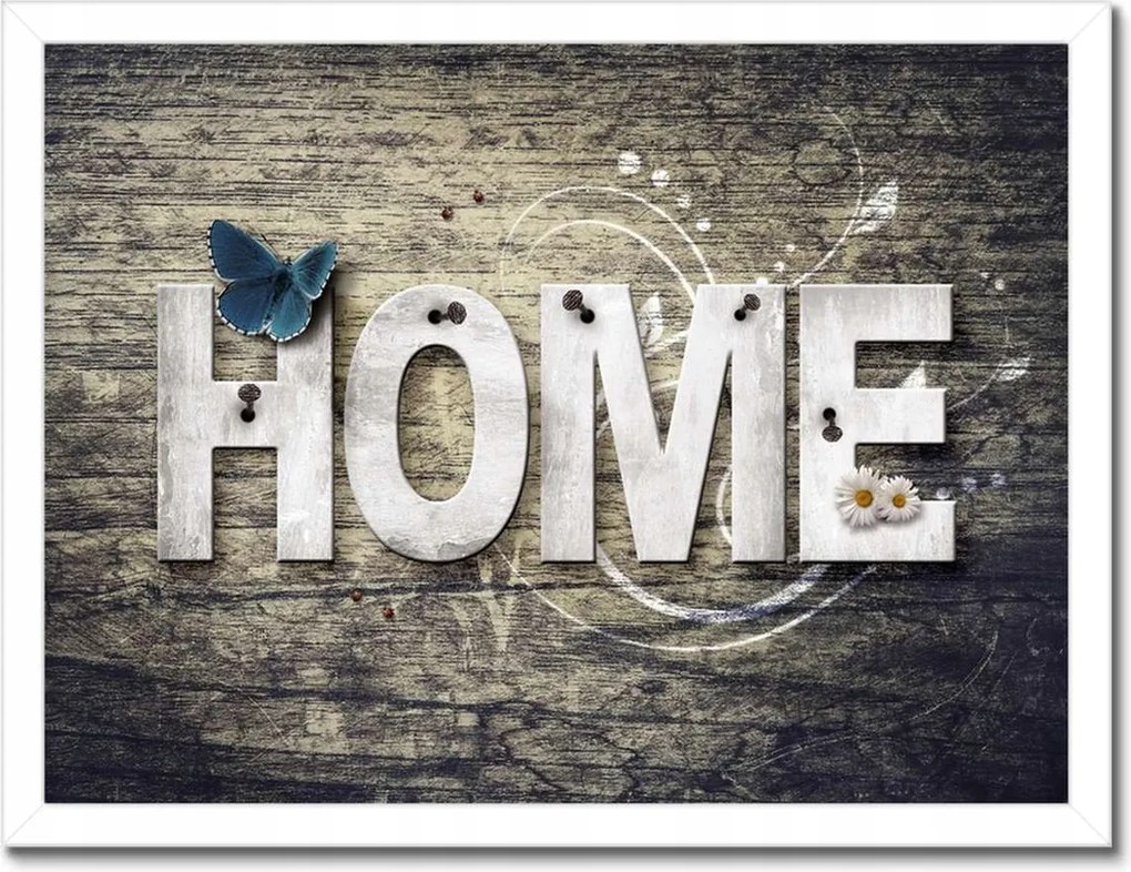 Poszterek keretben 40x30 Home A mi szeretett otthonunk