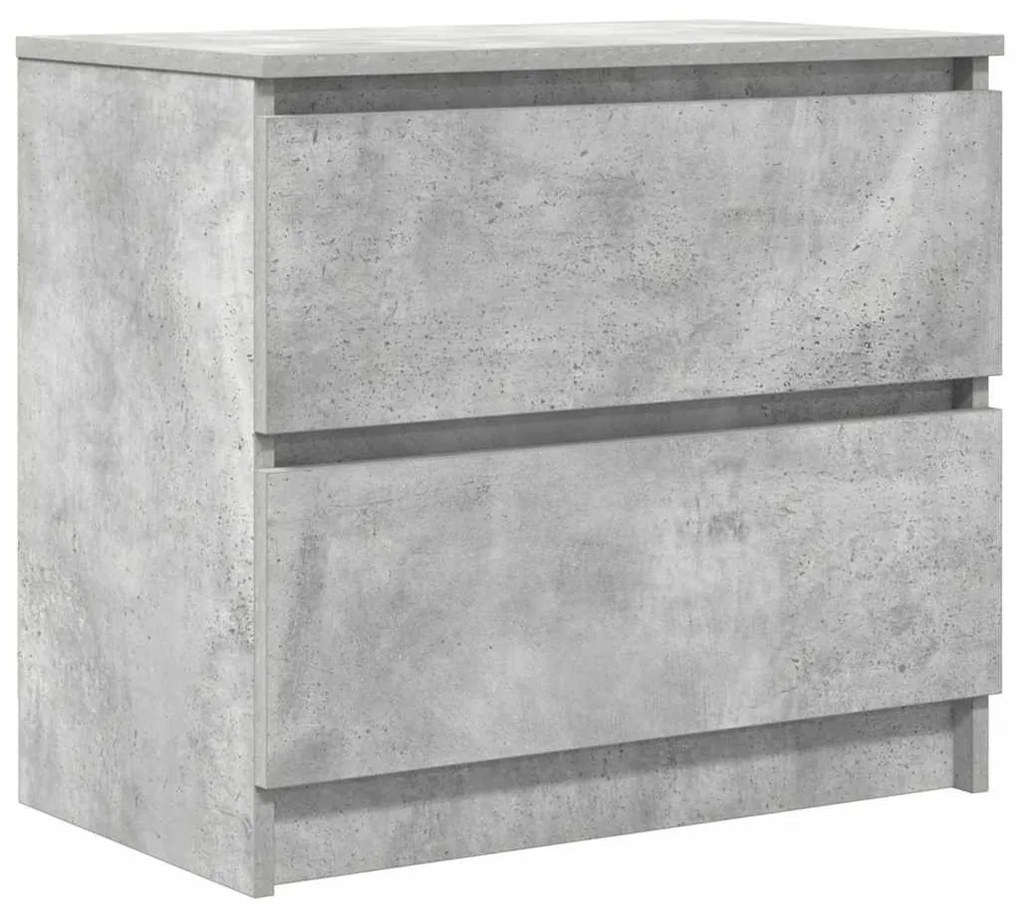 betonszürke szerelt fa TV-szekrény 60x35x54 cm