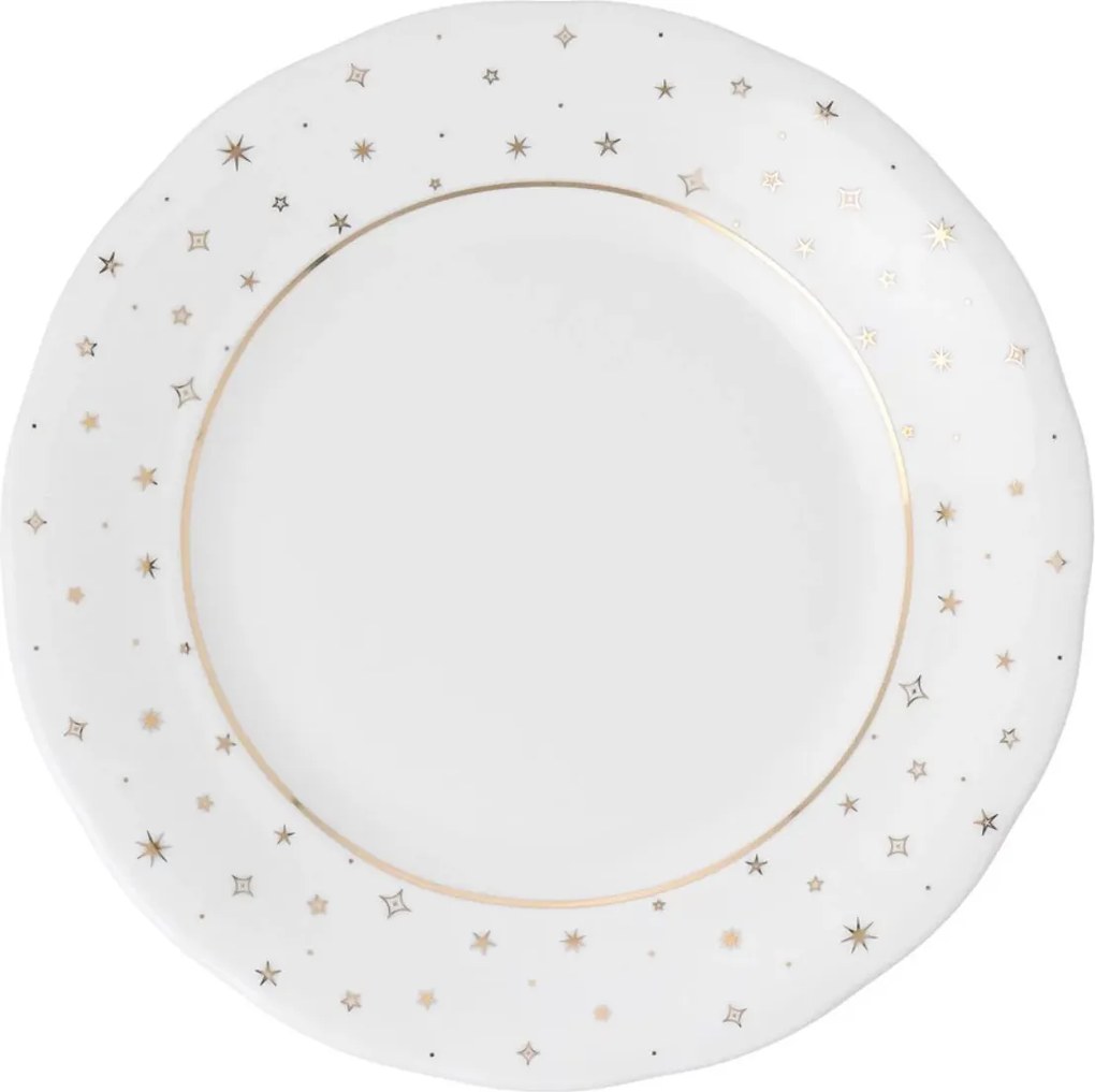 Desszert tányér 19 cm Alaszka Karácsonyi csillogás Ćmielów