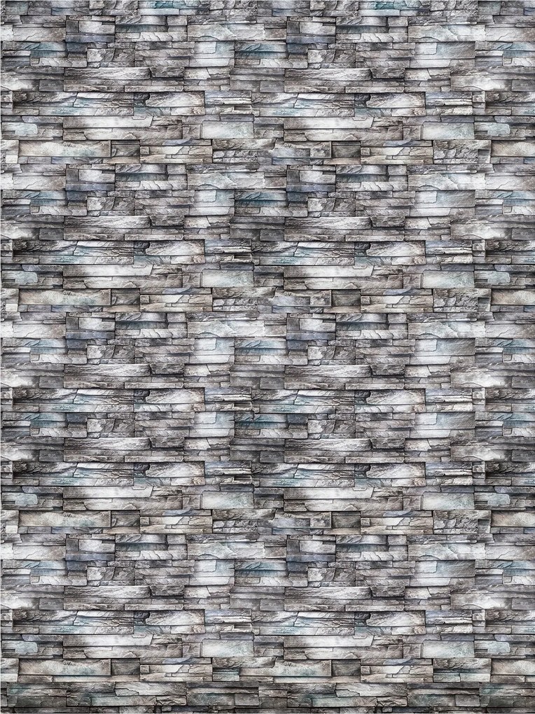Fotótapéta Kőfal Szürke tégla Loft Rusztikus Minimalizmus 184x254 +ragasztó