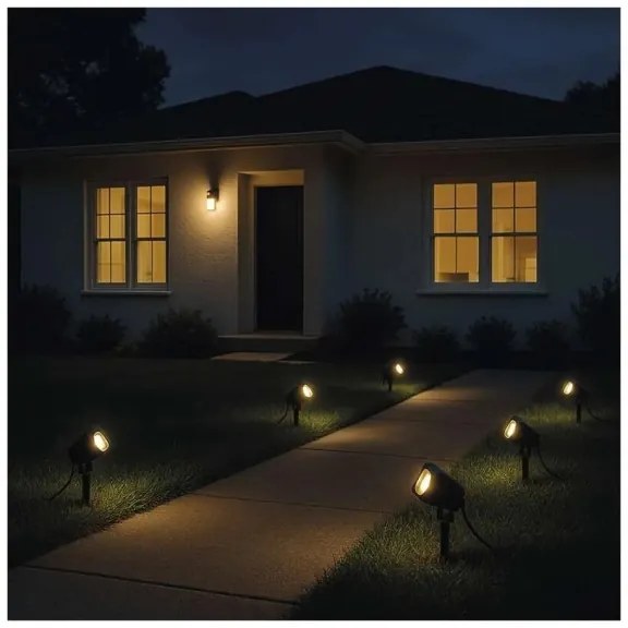 KÉSZLET 4x LED RGBIC Dimmelhető kültéri lámpa LED/7W/230V 3000-6500K IP65 Wi-Fi Tuya