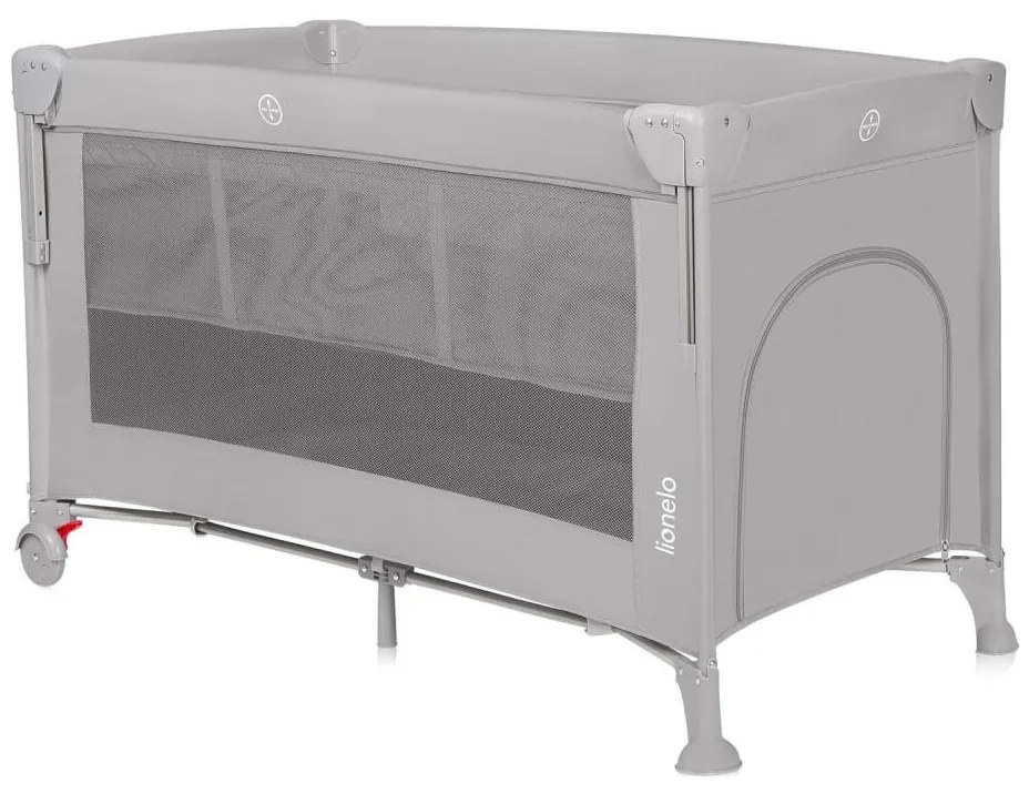 Lionelo - ELLEN 3 az 1-ben utazó kiságy, beton szürke