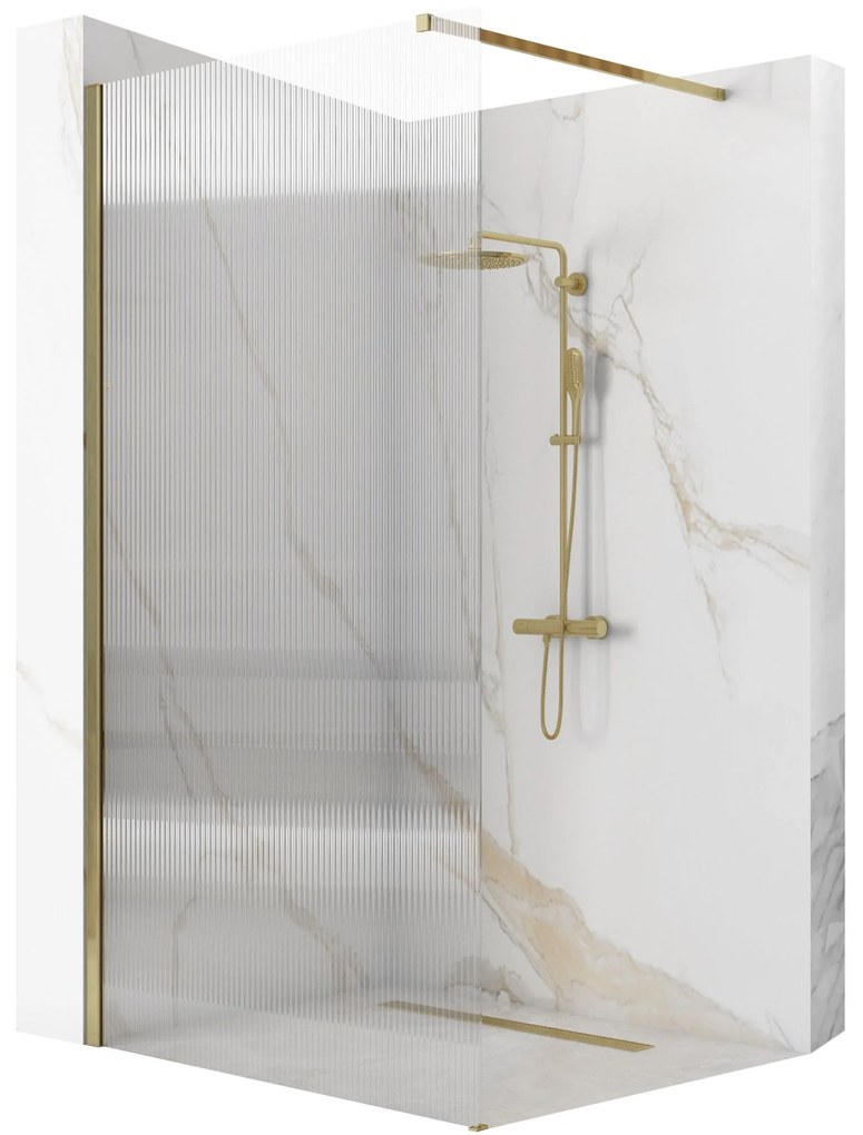 Zuhanyfal Rea Aero Intimo Gold Brush 90
