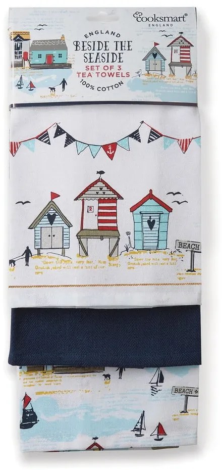 Beside The Seaside 3 db-os pamut konyharuha szett - Cooksmart ®