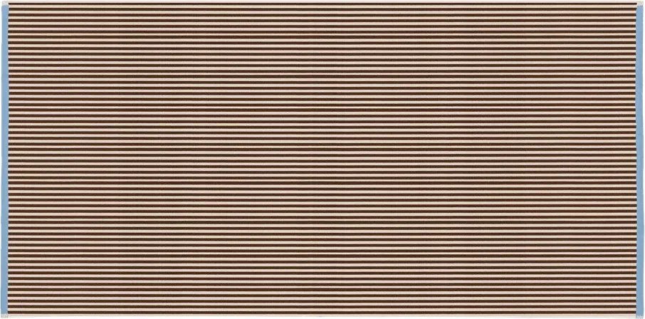 Barna-krémszínű frottír pamut fürdőlepedő 70x140 cm Gobo – noo.ma