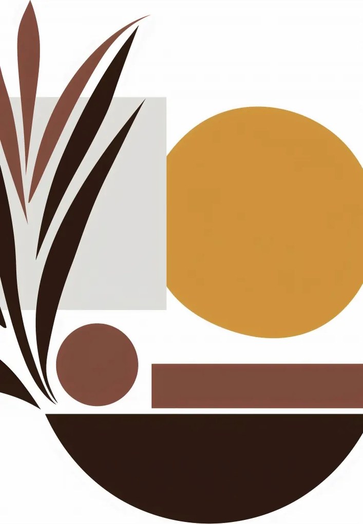 Poszter 61x91,5cm Növények stílusa