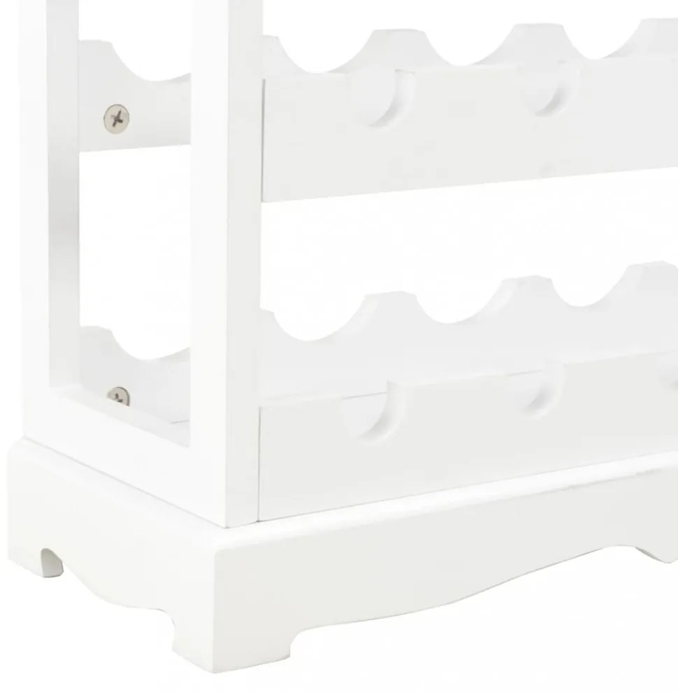 fehér MDF borszekrény 70 x 22,5 x 70,5 cm