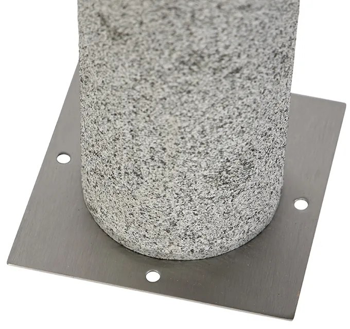 Modern kültéri állólámpa gránit 40 cm - Happy