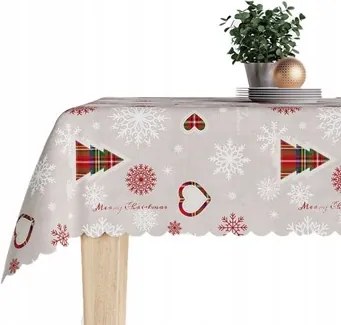 Abrosz Karácsonyi 140x260 Bézs Ribbon Vízálló