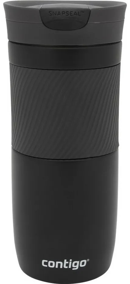 Contigo Byron 470 ml hőálló palack, matt fekete, 470 ml