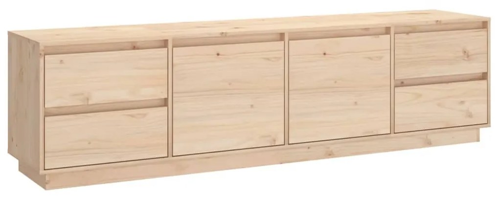tömör fenyőfa TV-szekrény 176x37x47,5 cm