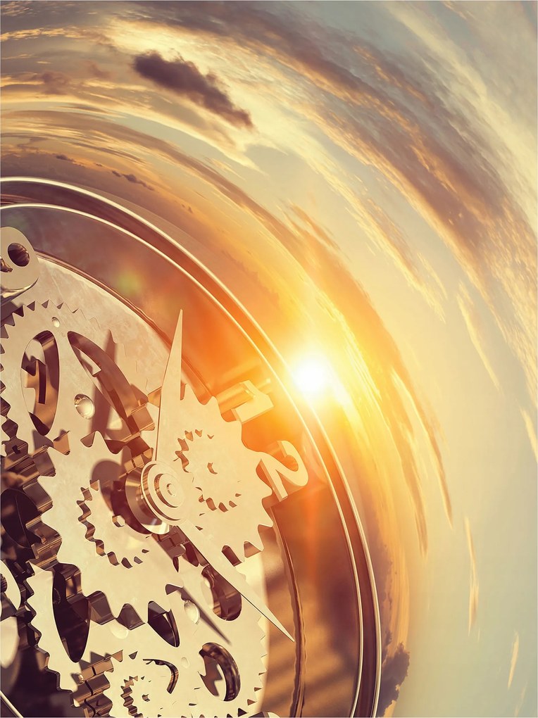 Fotótapéta Örök idő mechanizmus Absztrakt Hajnal 206x275 nyugalom +ragasztó
