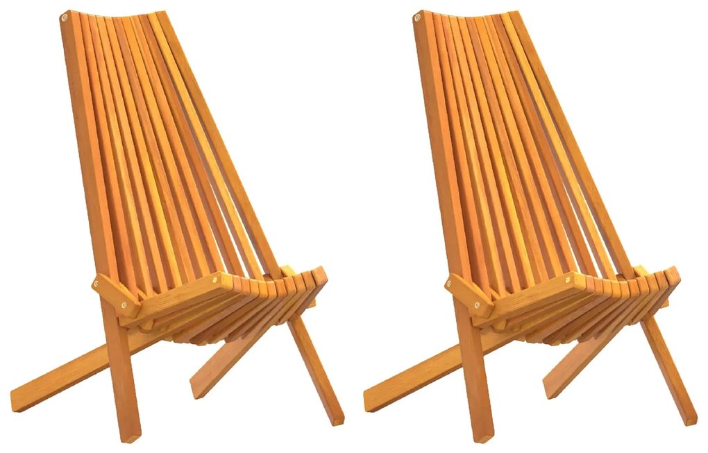 vidaXL Szék 2 pcs Barna 69 x 56 x 84 cm Tömör Akácfa