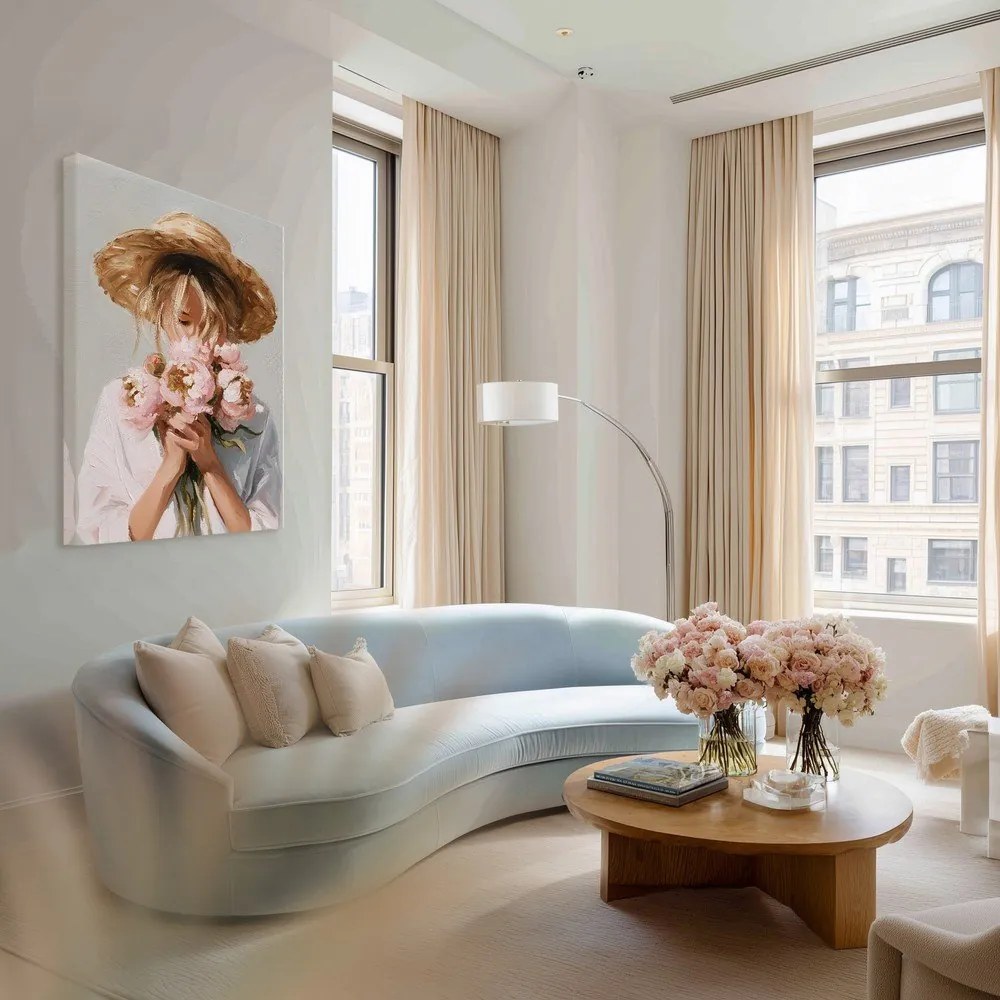 Kép kézzel festett részletekkel 70x100 cm Estelle – Styler