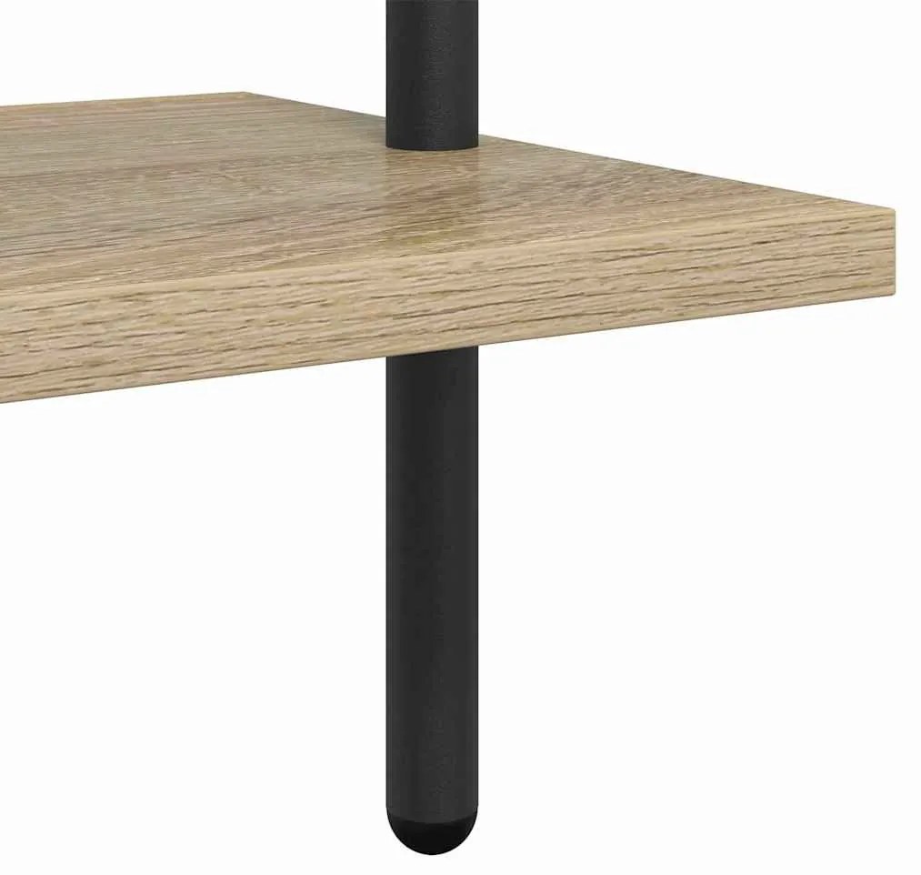 Könyvespolc sonoma tölgy 60 x 24 x 168 cm Faanyag