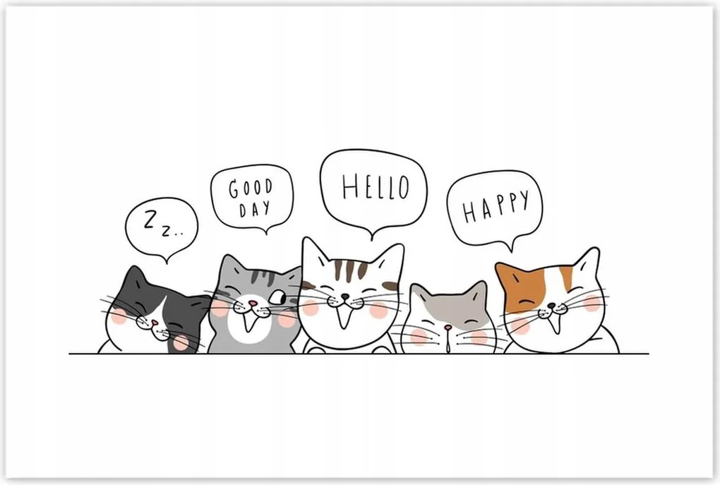 Poszterek 120x80 Cica Cicák