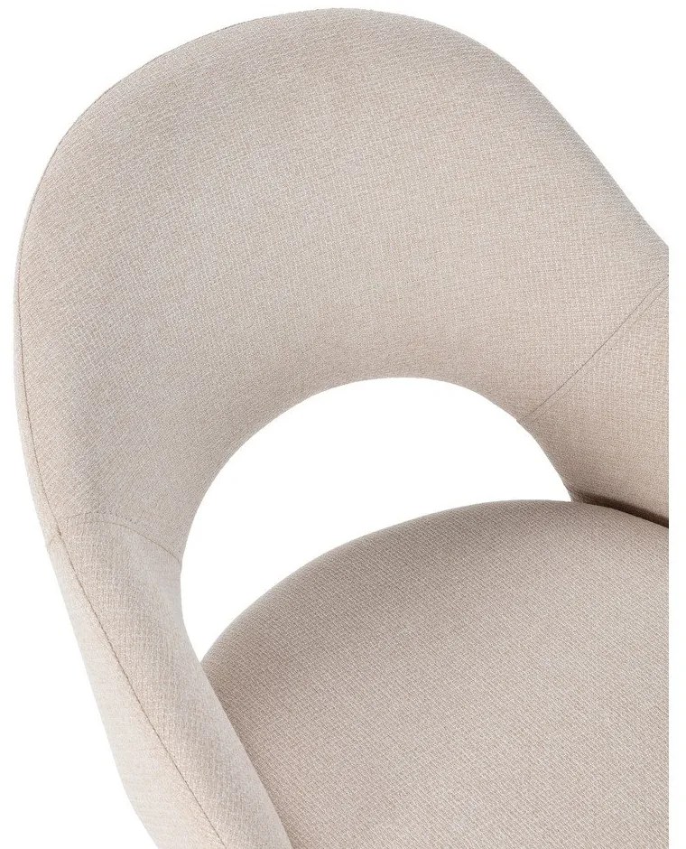 Bézs kárpitozott étkezőszék szett 2 db-os Lia – Marckeric