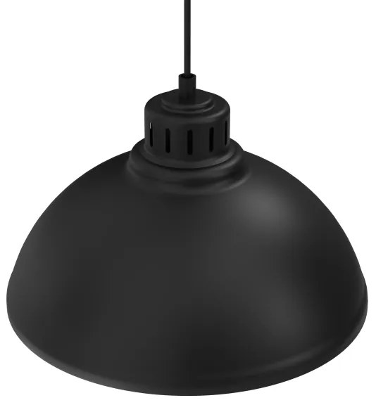 Csillár zsinóron SVEN 1xE27/15W/230V fekete/arany