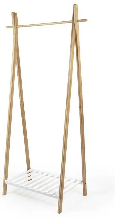 Compactor Bamboo Stender ruhaállvány, természetes fa
