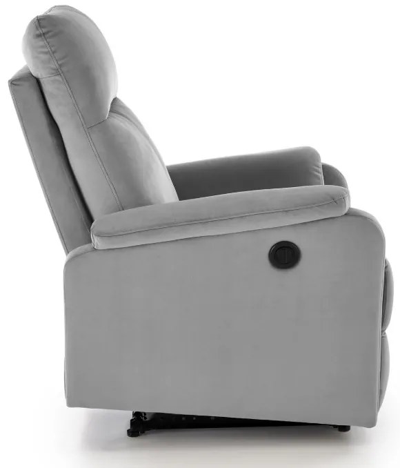 CROCUS elektromos relaxfotel szürke