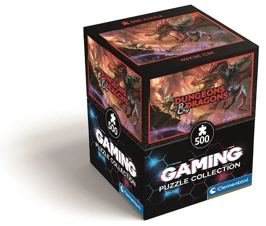 Dungeons &amp; Dragons Fight 500 db-os Cube puzzle Clementoni