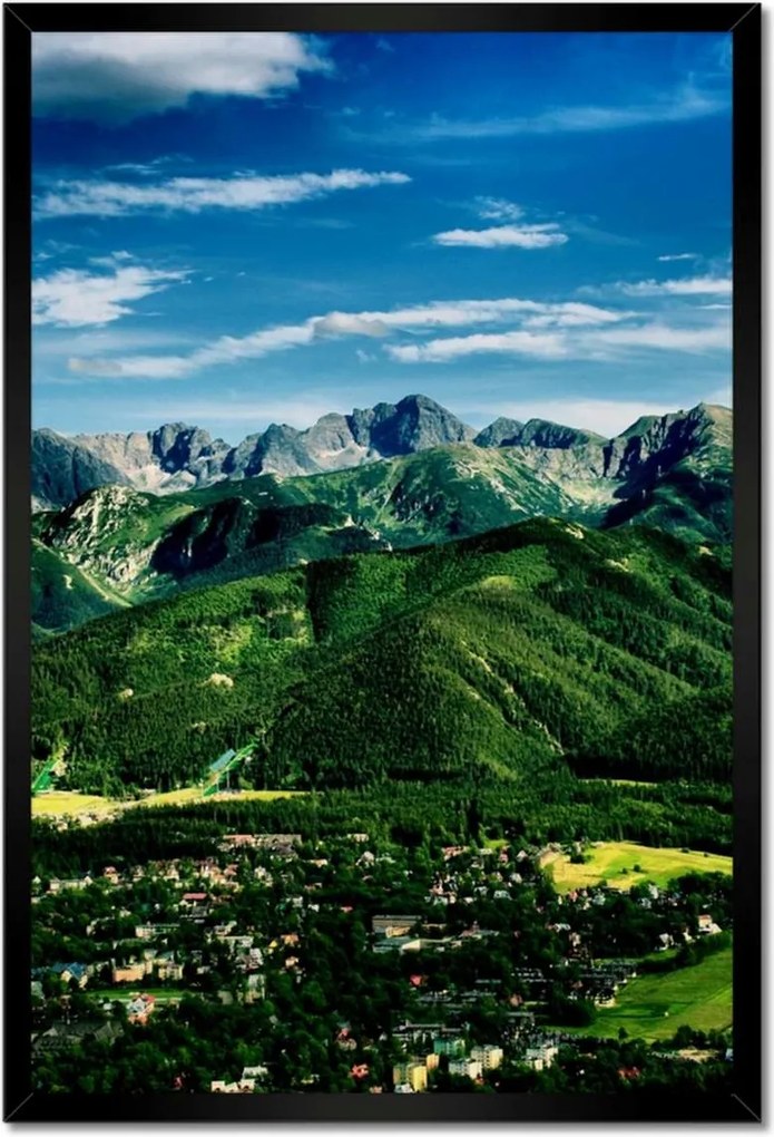 Poszterek keretben 40x60 Tájkép Tátra Lengyel hegyek