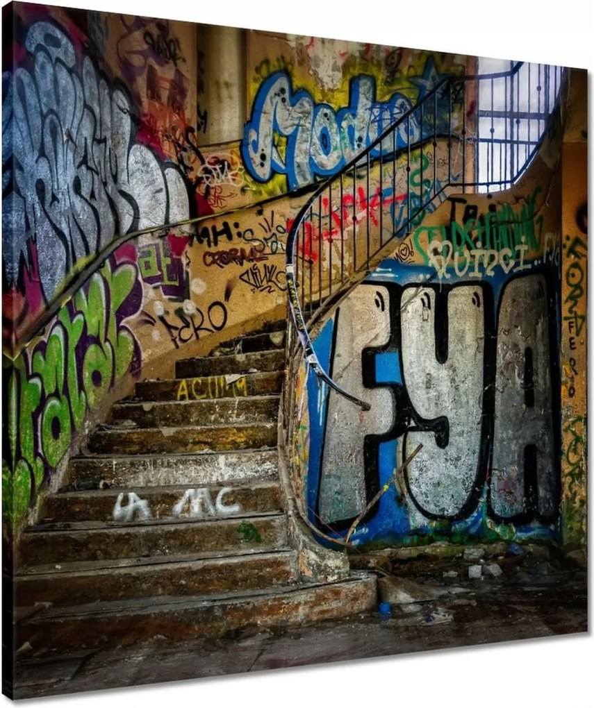 Vászonkép 50x50 Graffiti falfestmények