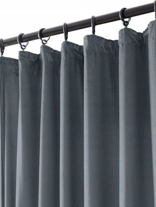 Sima Bársony Függöny 140x270 Bársony Szalagon