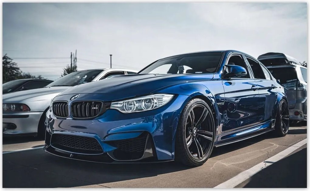 Fotótapéta 416x254 Kék Bmw M3 Auto