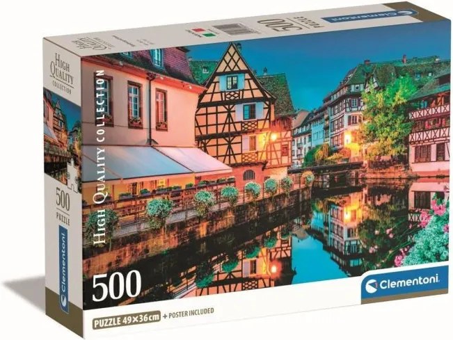 Strasbourg Old Town 500 db-os puzzle Clementoni