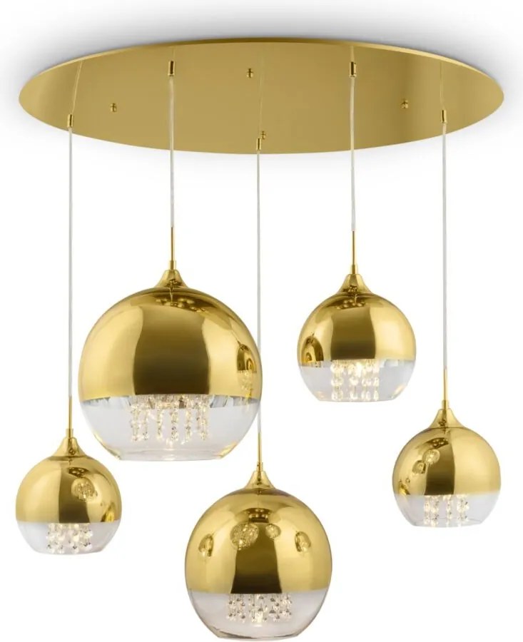 Maytoni FERMI P140-PL-170-5-G Függőlámpa 5x60W/E27