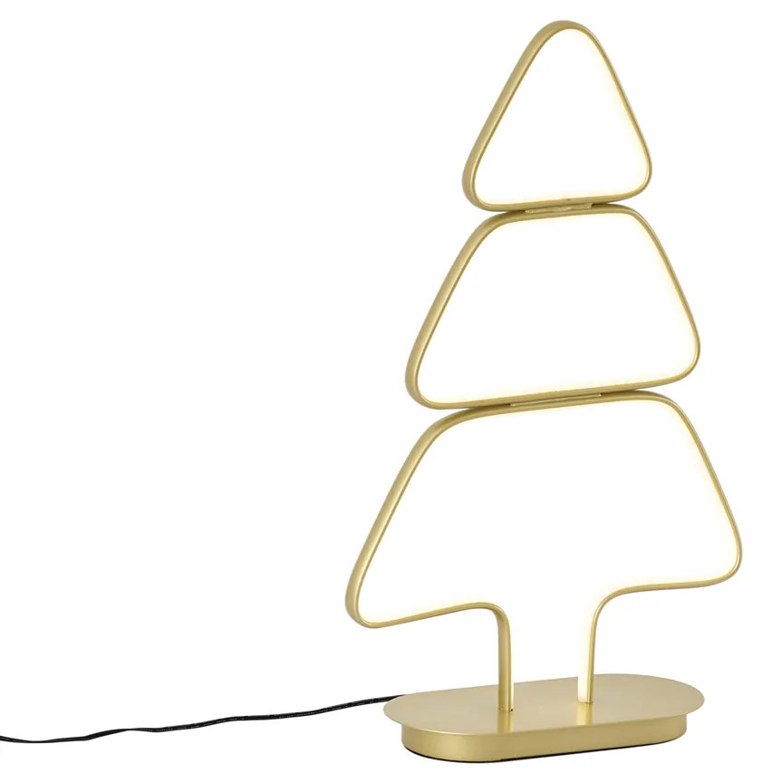 Design asztali lámpa arany karácsonyfa LED-del IP44 - Arbre