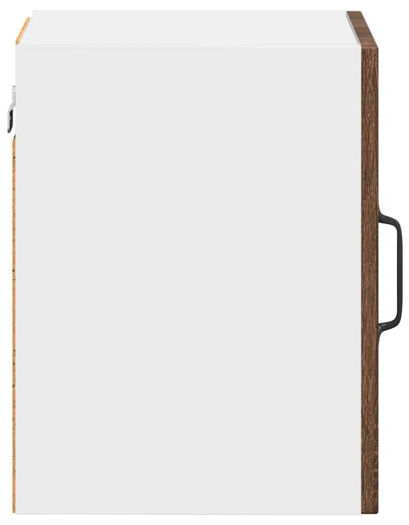 Fali konyhaszekrény ajtóval Barna Tölgy 30 x 31 x 40 cm Faanyag