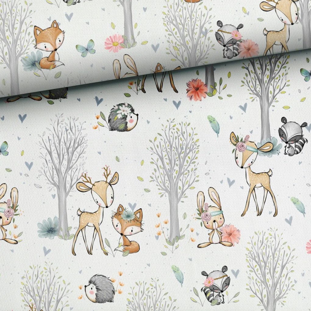 Függöny anyaga Erdei kalandok