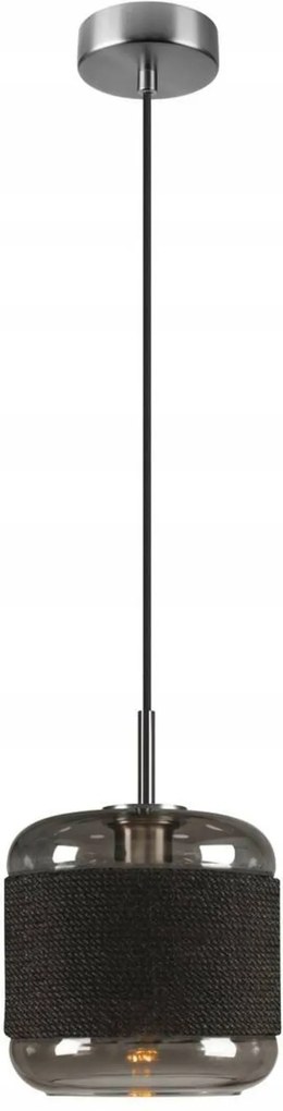 Big White Slv Pantilo Rope 20 függőlámpa, 250 cm, E27, 15 W, ezüst