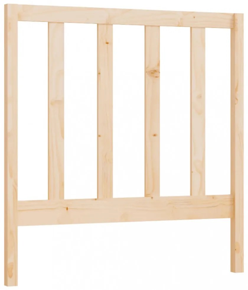 tömör fenyőfa ágyfejtámla 96 x 4 x 100 cm
