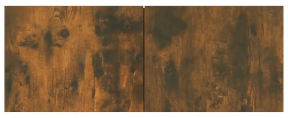 2 db füstös tölgy színű szerelt fa TV-szekrény 80 x 30 x 30 cm