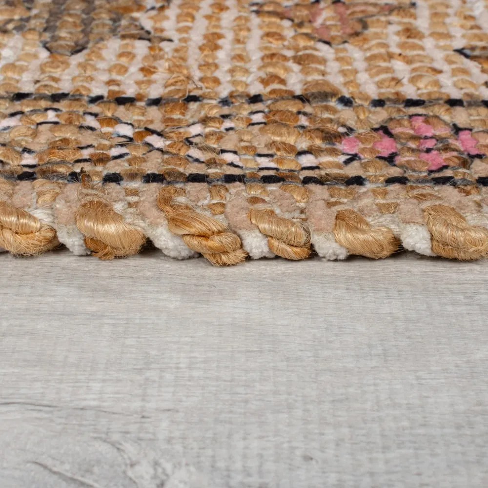 Natúr színű kézi szövésű jutakeverék szőnyeg 80x150 cm Celine Jute Global – Flair Rugs