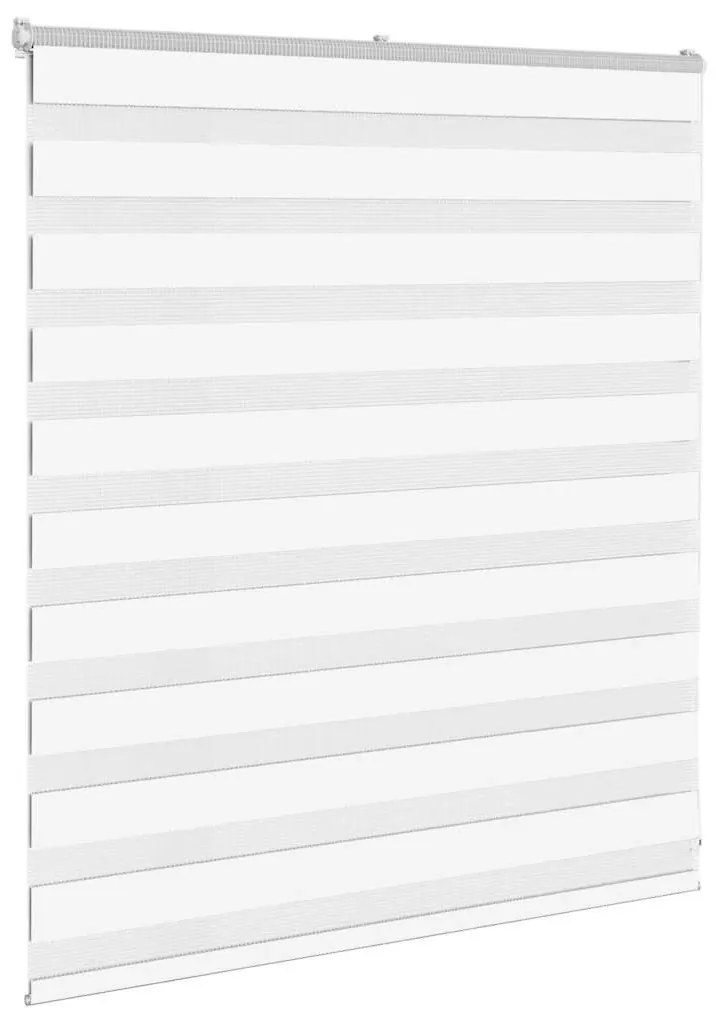 zebrafüggönnyel fehér szövetszélesség 130,9 cm poliészter