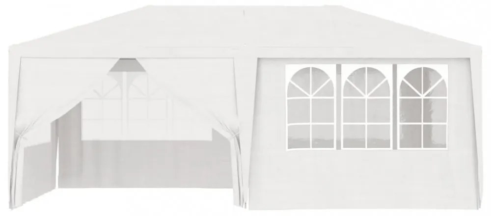 fehér rendezvénysátor oldalfalakkal 4 x 6 m 90 g/m²