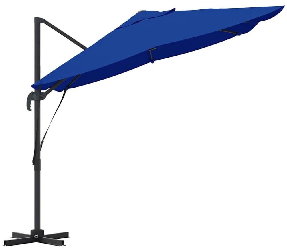 Cantilever Roma Napernyő Kék és Fekete 352 x 251 x 260 cm
